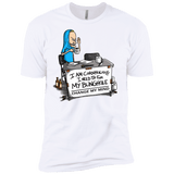 T-Shirts White / X-Small Beavis Change My Mind Men's Premium T-Shirt