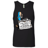 Beavis Change My Mind Men's Premium Tank Top