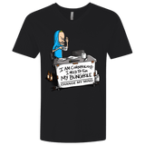 T-Shirts Black / X-Small Beavis Change My Mind Men's Premium V-Neck