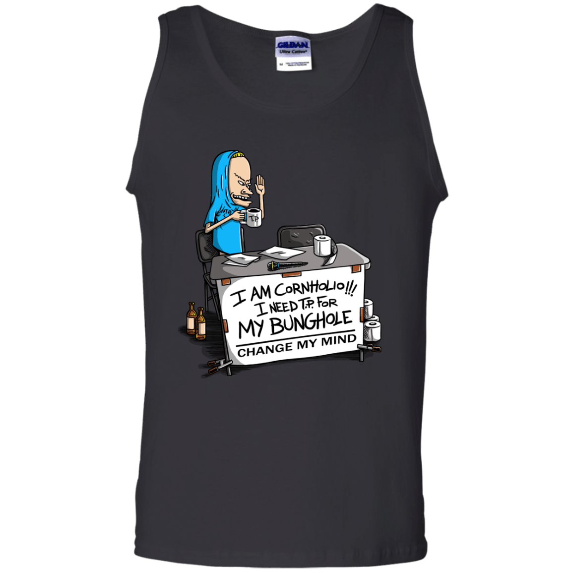 Beavis Change My Mind Men's Tank Top