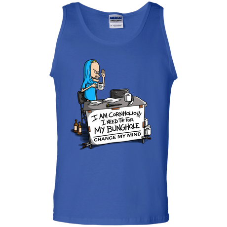 T-Shirts Royal / S Beavis Change My Mind Men's Tank Top