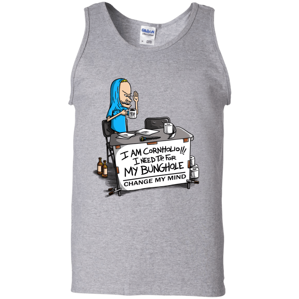 Beavis Change My Mind Men's Tank Top