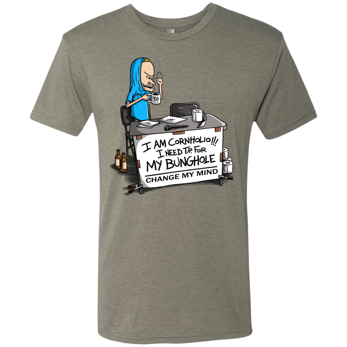 Beavis Change My Mind Men's Triblend T-Shirt