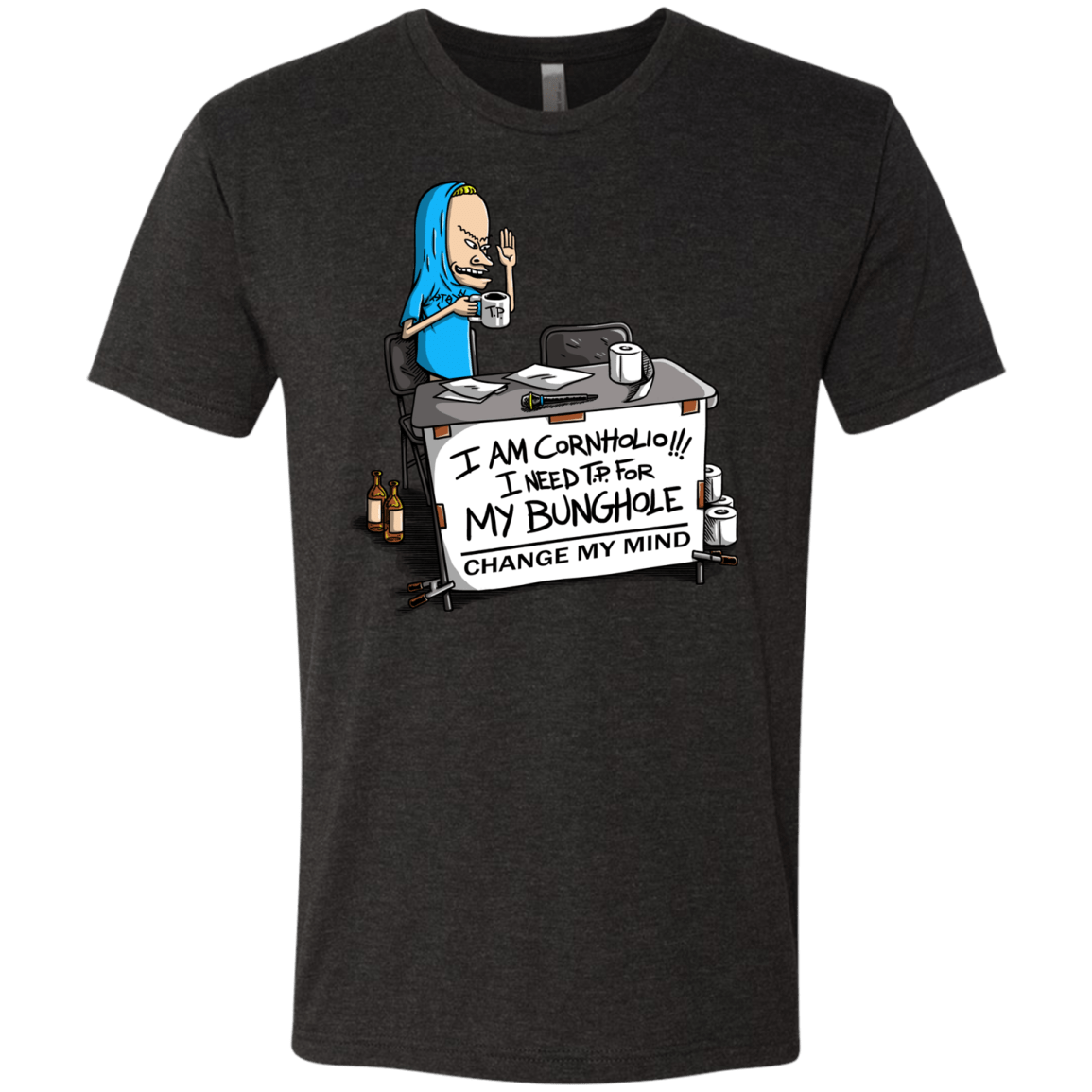 Beavis Change My Mind Men's Triblend T-Shirt
