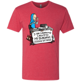 T-Shirts Vintage Red / S Beavis Change My Mind Men's Triblend T-Shirt