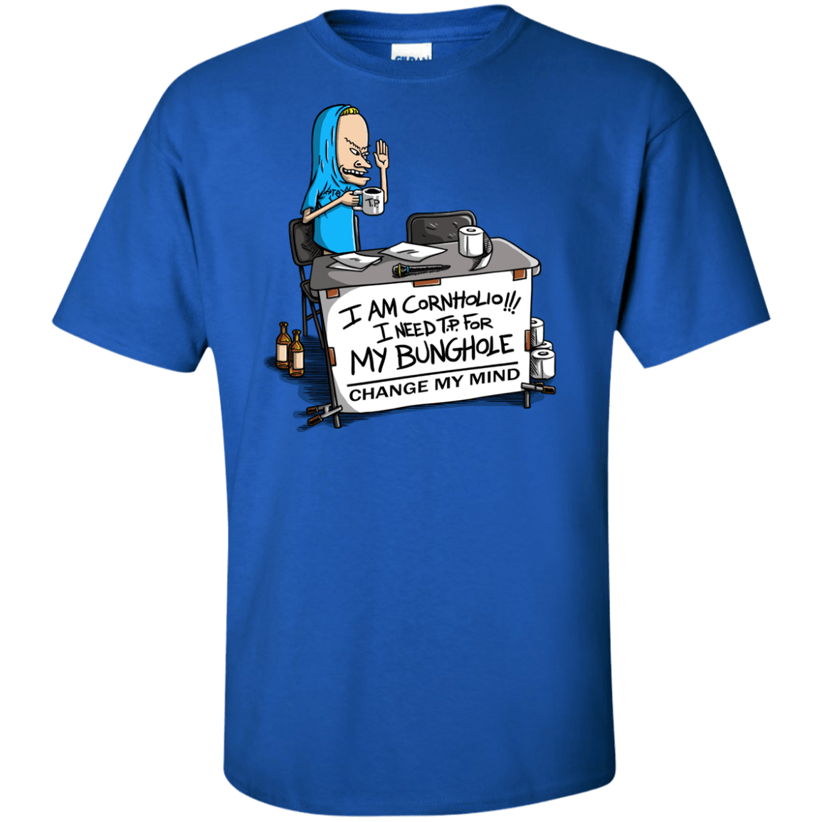 Beavis Change My Mind Tall T-Shirt