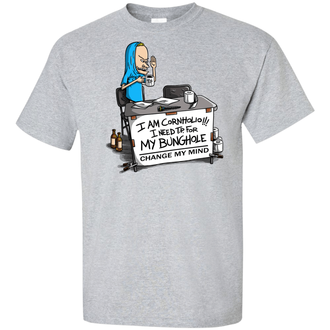 Beavis Change My Mind Tall T-Shirt