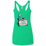T-Shirts Envy / X-Small Beavis Change My Mind Women's Triblend Racerback Tank