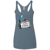 Beavis Change My Mind Women's Triblend Racerback Tank