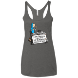 Beavis Change My Mind Women's Triblend Racerback Tank