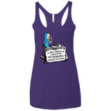 T-Shirts Purple Rush / X-Small Beavis Change My Mind Women's Triblend Racerback Tank