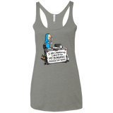 T-Shirts Venetian Grey / X-Small Beavis Change My Mind Women's Triblend Racerback Tank