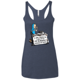 T-Shirts Vintage Navy / X-Small Beavis Change My Mind Women's Triblend Racerback Tank
