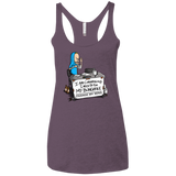 T-Shirts Vintage Purple / X-Small Beavis Change My Mind Women's Triblend Racerback Tank
