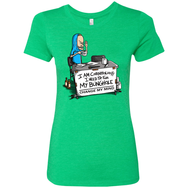 T-Shirts Envy / S Beavis Change My Mind Women's Triblend T-Shirt