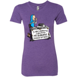 T-Shirts Purple Rush / S Beavis Change My Mind Women's Triblend T-Shirt