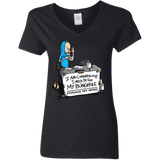 T-Shirts Black / S Beavis Change My Mind Women's V-Neck T-Shirt