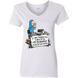 T-Shirts White / S Beavis Change My Mind Women's V-Neck T-Shirt