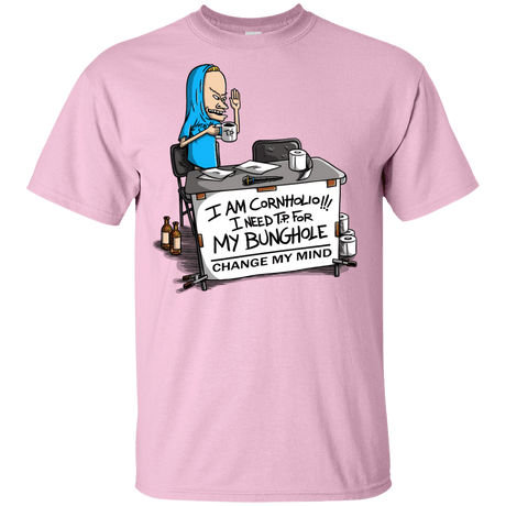 T-Shirts Light Pink / YXS Beavis Change My Mind Youth T-Shirt