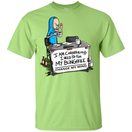 T-Shirts Mint Green / YXS Beavis Change My Mind Youth T-Shirt