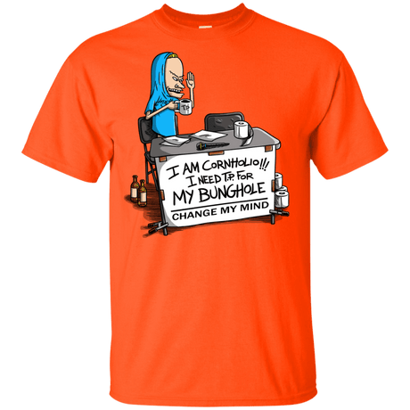 T-Shirts Orange / YXS Beavis Change My Mind Youth T-Shirt