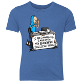 Beavis Change My Mind Youth Triblend T-Shirt