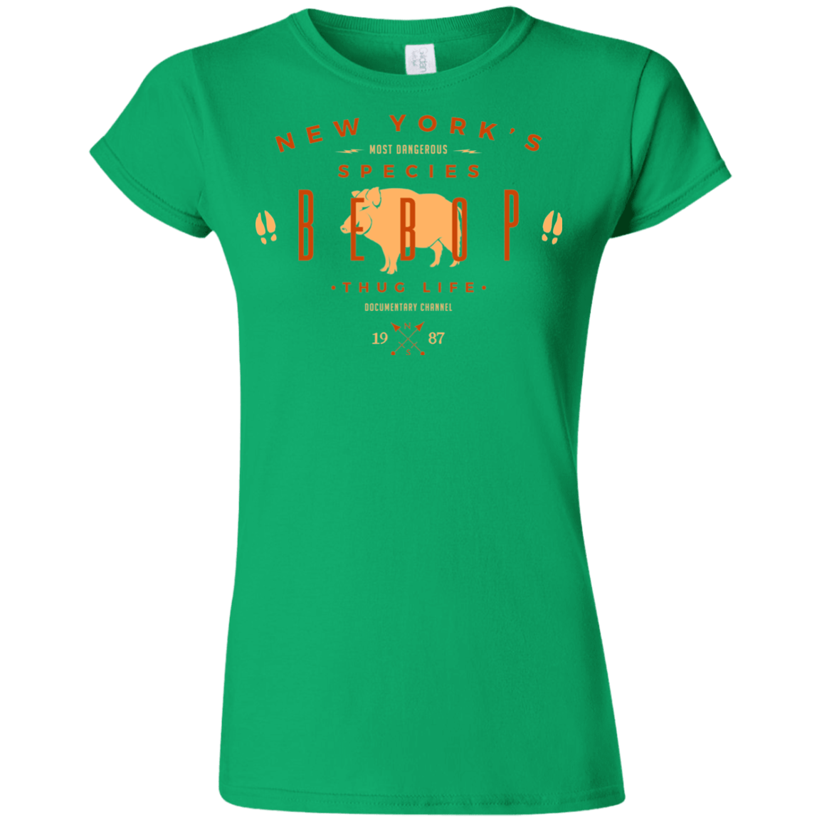 T-Shirts Irish Green / S BEBOP Junior Slimmer-Fit T-Shirt