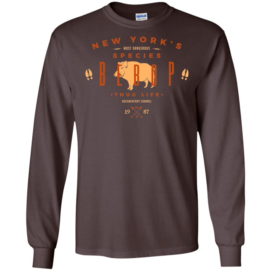 T-Shirts Dark Chocolate / S BEBOP Men's Long Sleeve T-Shirt