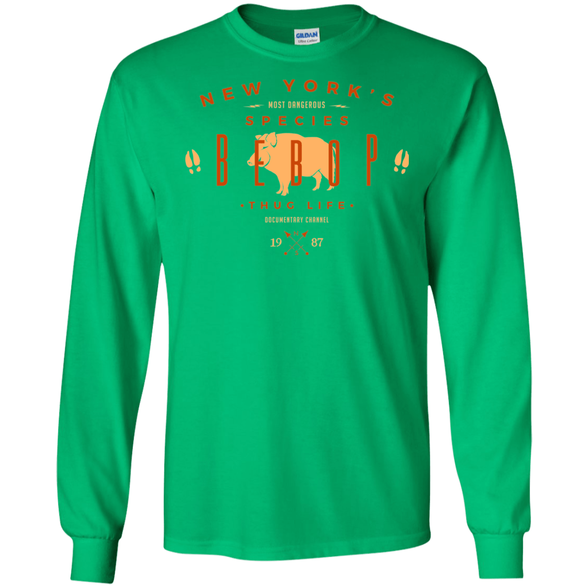 T-Shirts Irish Green / S BEBOP Men's Long Sleeve T-Shirt