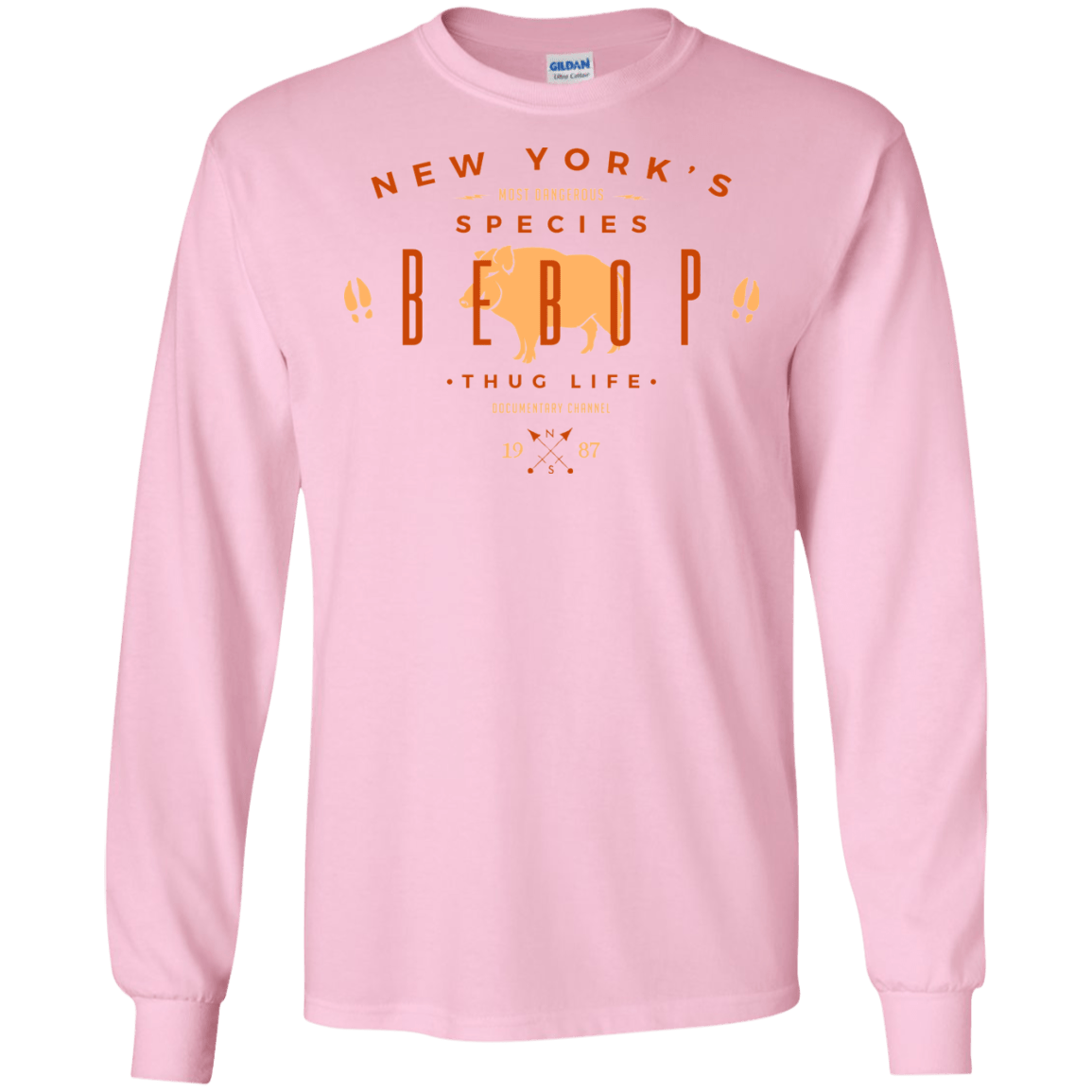 T-Shirts Light Pink / S BEBOP Men's Long Sleeve T-Shirt