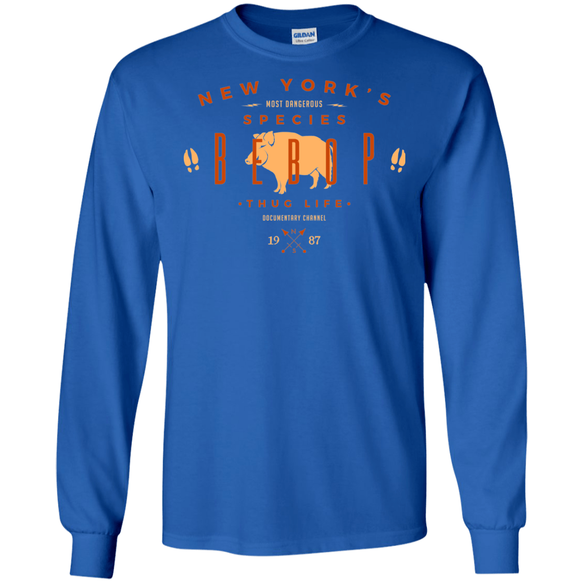 T-Shirts Royal / S BEBOP Men's Long Sleeve T-Shirt