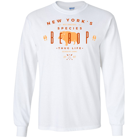 T-Shirts White / S BEBOP Men's Long Sleeve T-Shirt