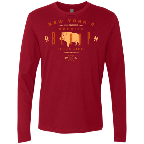 T-Shirts Cardinal / S BEBOP Men's Premium Long Sleeve