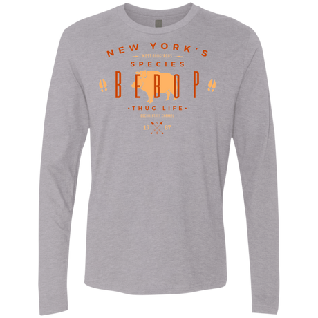 T-Shirts Heather Grey / S BEBOP Men's Premium Long Sleeve