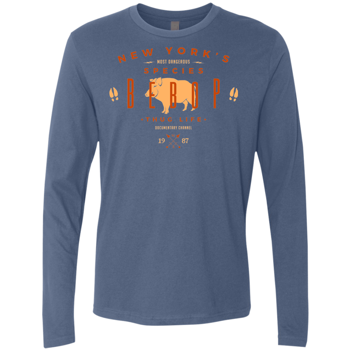 T-Shirts Indigo / S BEBOP Men's Premium Long Sleeve