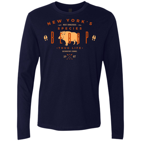 T-Shirts Midnight Navy / S BEBOP Men's Premium Long Sleeve