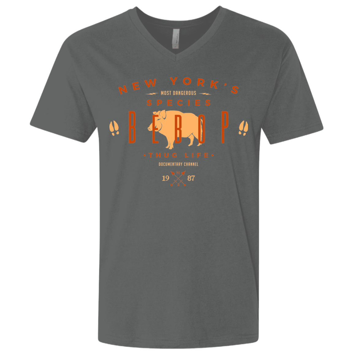 T-Shirts Heavy Metal / X-Small BEBOP Men's Premium V-Neck