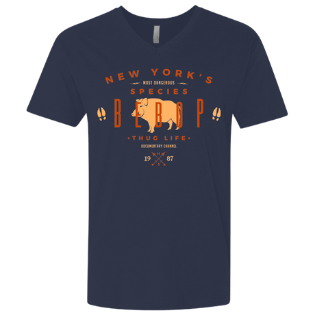 T-Shirts Midnight Navy / X-Small BEBOP Men's Premium V-Neck