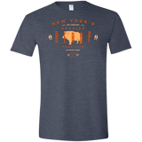 T-Shirts Heather Navy / S BEBOP Men's Semi-Fitted Softstyle