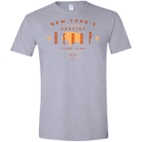 T-Shirts Sport Grey / X-Small BEBOP Men's Semi-Fitted Softstyle