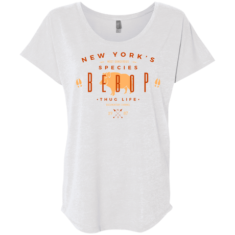 T-Shirts Heather White / X-Small BEBOP Triblend Dolman Sleeve