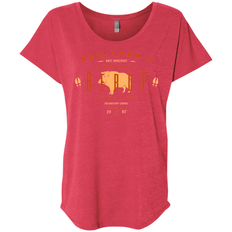 T-Shirts Vintage Red / X-Small BEBOP Triblend Dolman Sleeve