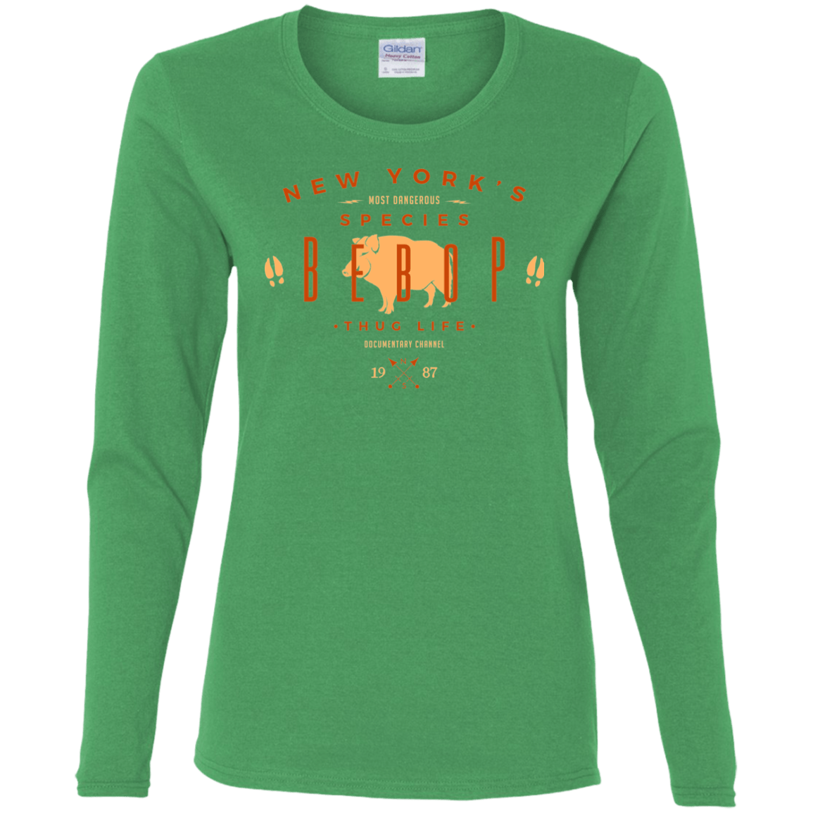 T-Shirts Irish Green / S BEBOP Women's Long Sleeve T-Shirt