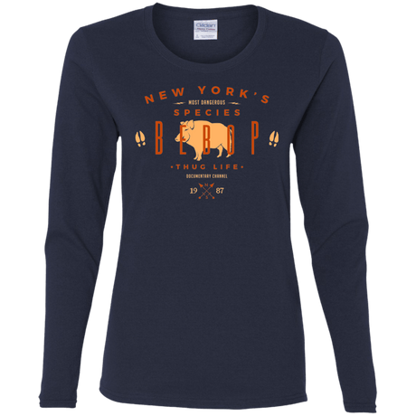 T-Shirts Navy / S BEBOP Women's Long Sleeve T-Shirt