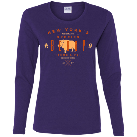 T-Shirts Purple / S BEBOP Women's Long Sleeve T-Shirt