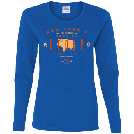 T-Shirts Royal / S BEBOP Women's Long Sleeve T-Shirt