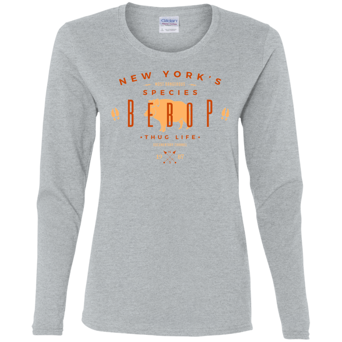 T-Shirts Sport Grey / S BEBOP Women's Long Sleeve T-Shirt