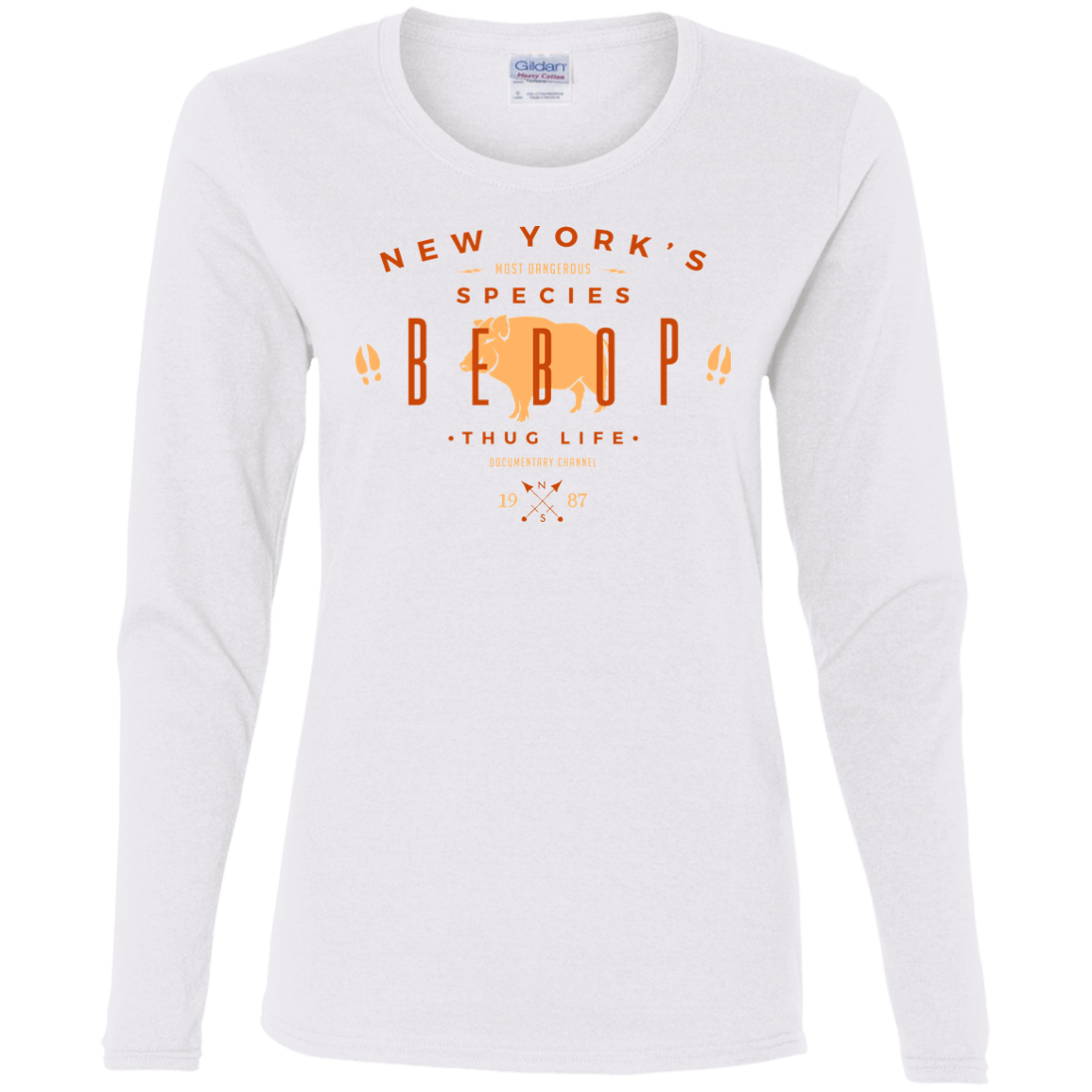 T-Shirts White / S BEBOP Women's Long Sleeve T-Shirt