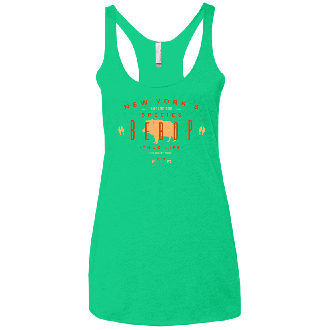 T-Shirts Envy / X-Small BEBOP Women's Triblend Racerback Tank