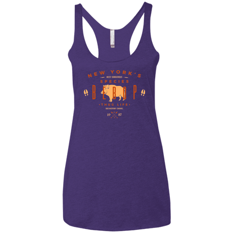 T-Shirts Purple Rush / X-Small BEBOP Women's Triblend Racerback Tank